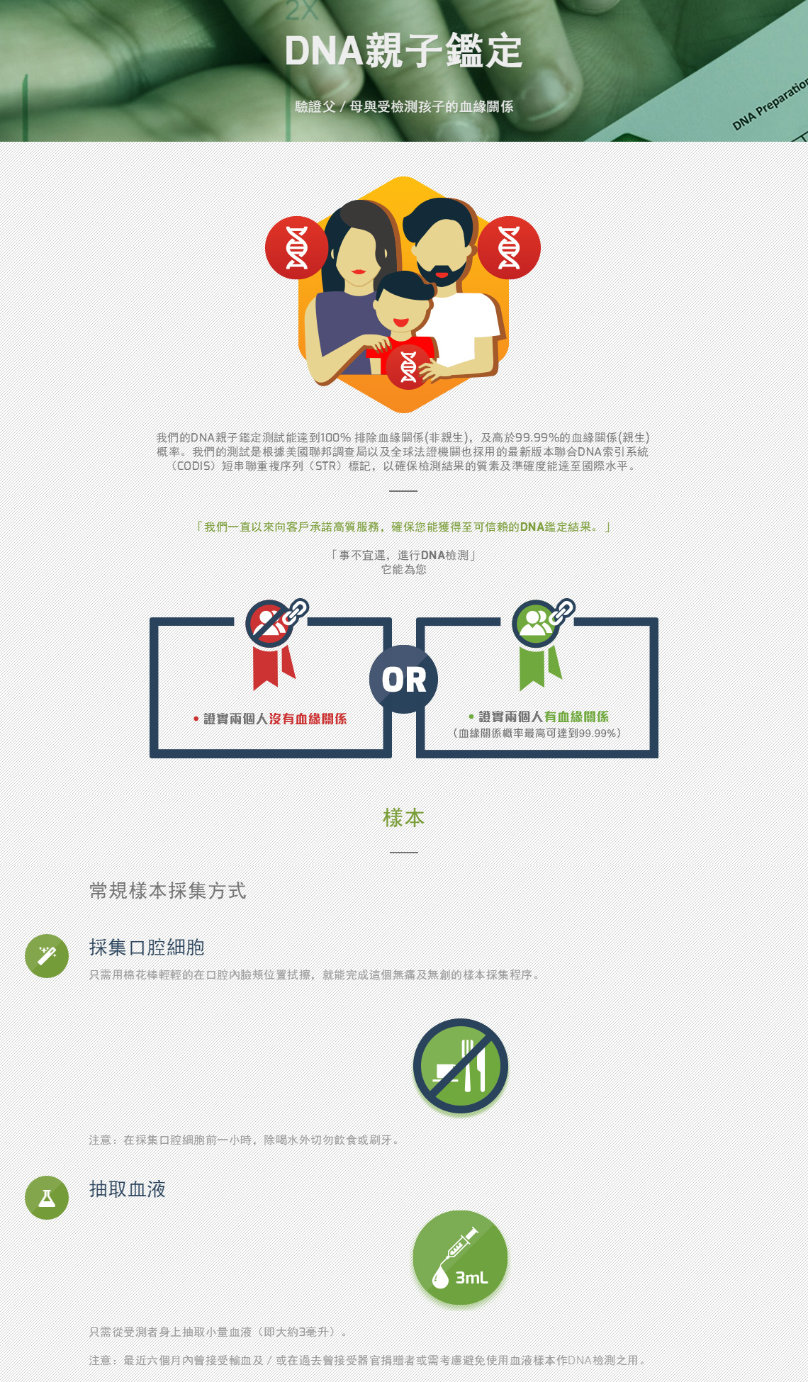 香港DNA親子鑒定